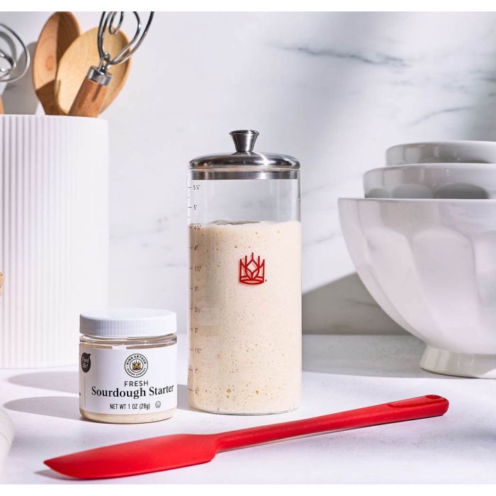 King Arthur Baking Petite Glass Sourdough Crock