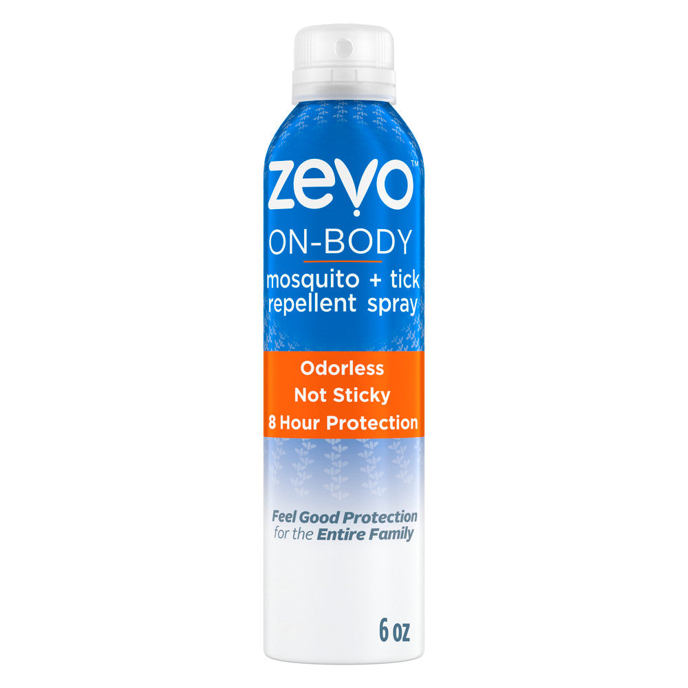 Zevo On-Body Mosquito and Tick Repellent Aerosol Spray – 6 oz