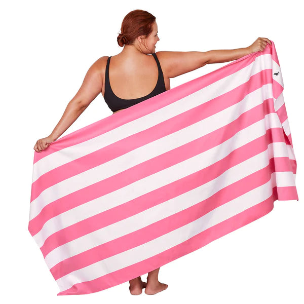 Dock & Bay Quick Dry Towel - Cabana - Phi Phi Pink – 63" x 35"