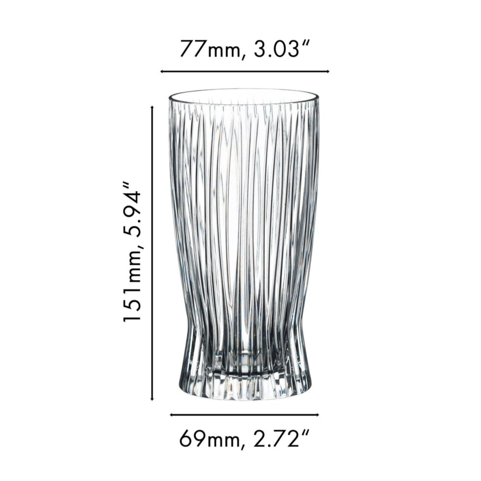 Riedel Tumbler Collection Fire Long Drink Glasses – 13oz. – Set of 2