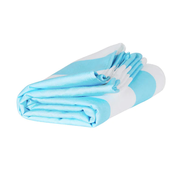 Dock & Bay Dock & Bay Quick Dry Towel - Cabana - Tulum Light Blue – 63" x 35"