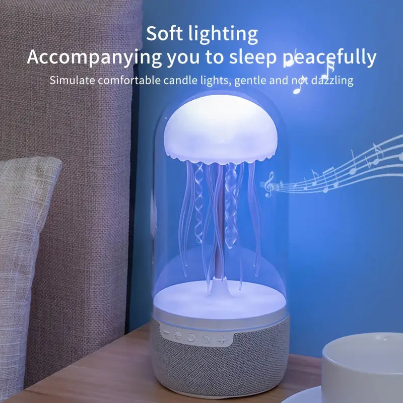 Colorful Jellyfish Mood Lamp Wireless Bluetooth Speaker