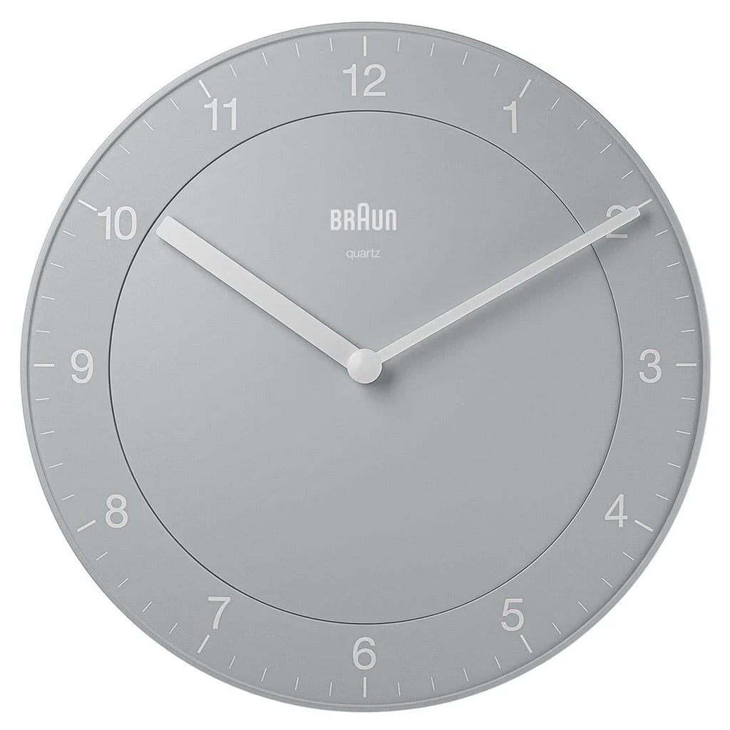 Braun Classic Grey Wall Clock - 8
