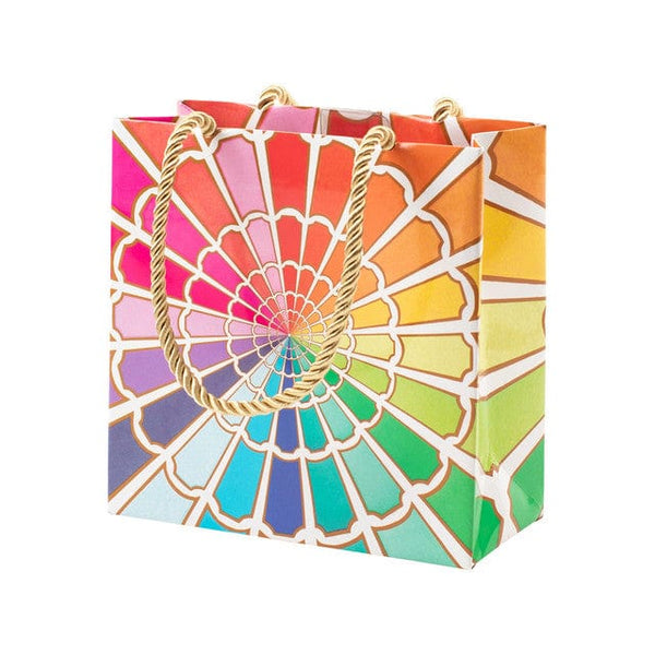 Caspari Color Wheel Small Gift Bag