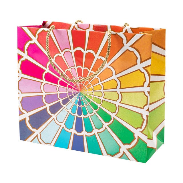 Caspari Color Wheel Large Gift Bag