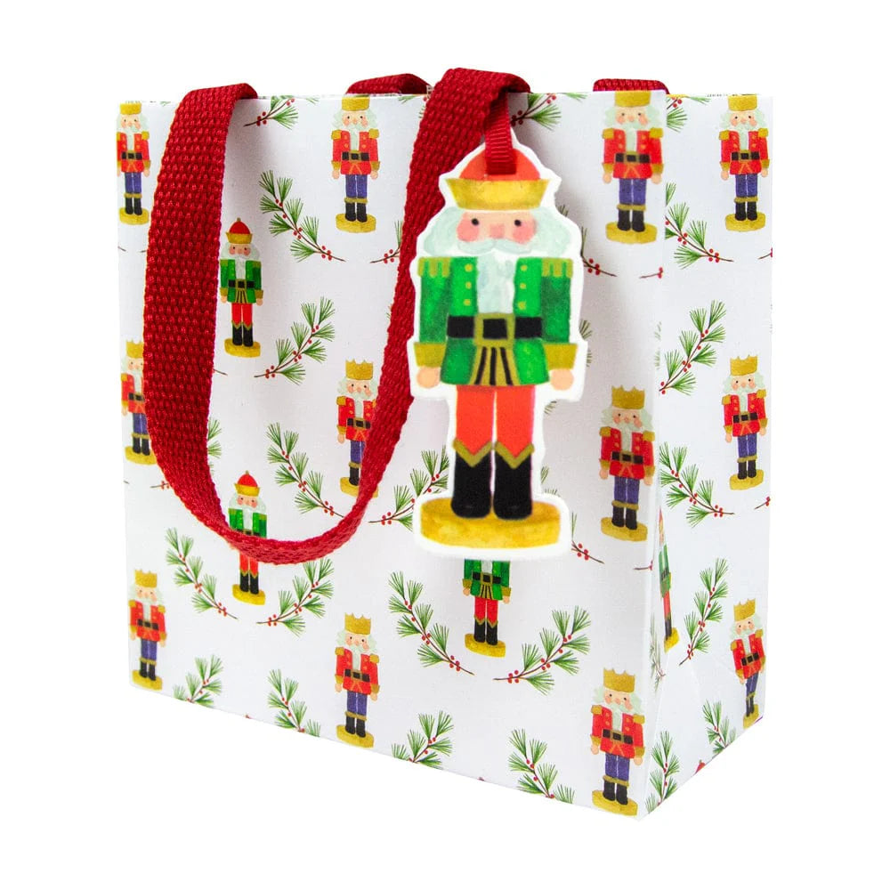 Caspari Little Nutcracker Small Gift Bag