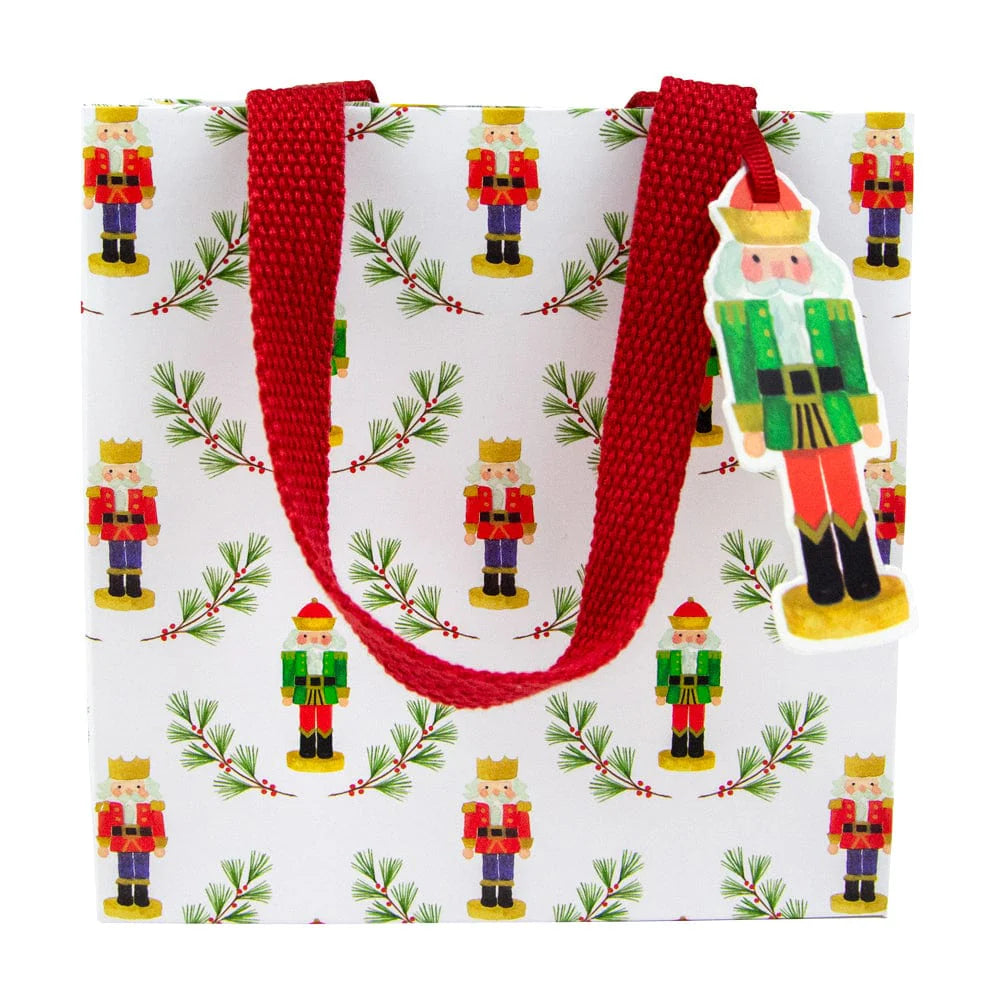 Caspari Little Nutcracker Small Gift Bag