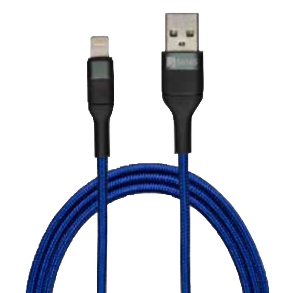 USB A to Lightning Charging Cable – 10ft– Blue
