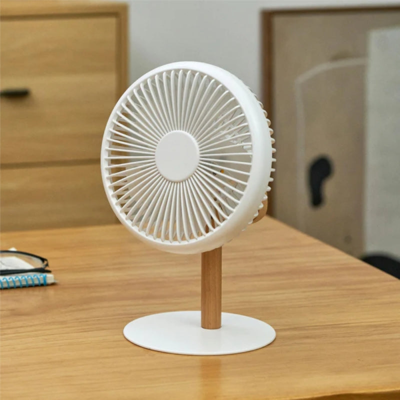 Gingko Design Beyond Portable & Detachable Desk Fan/ Light – White – 10"