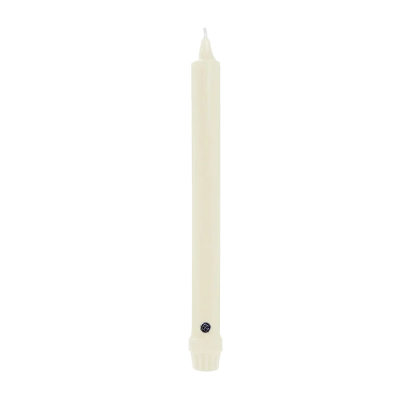 Colonial Candle Classic Taper Candle – Ivory – 10 inch