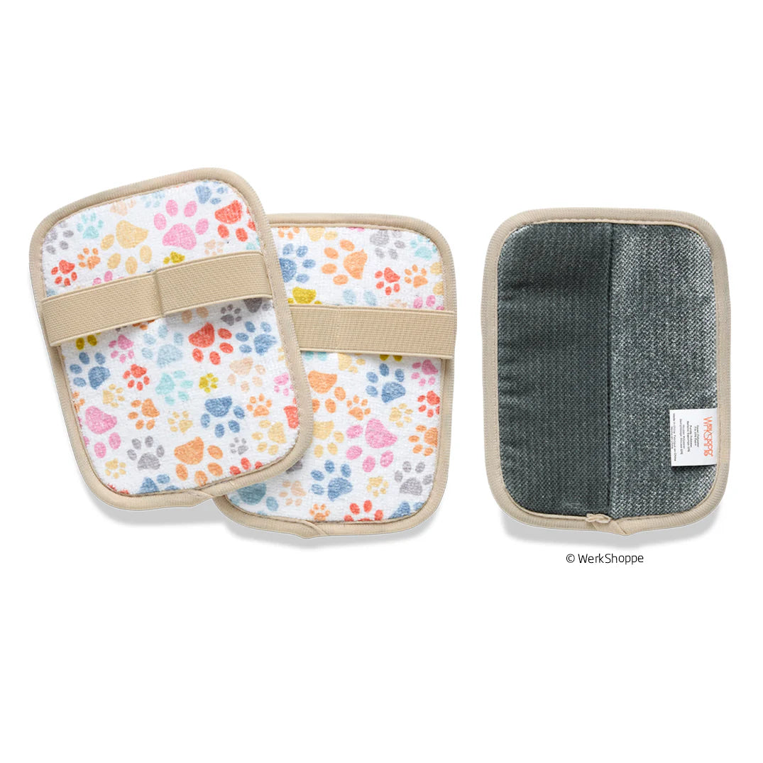 Werkshoppe Paw Prints Pet Hair Remover – Set of 2