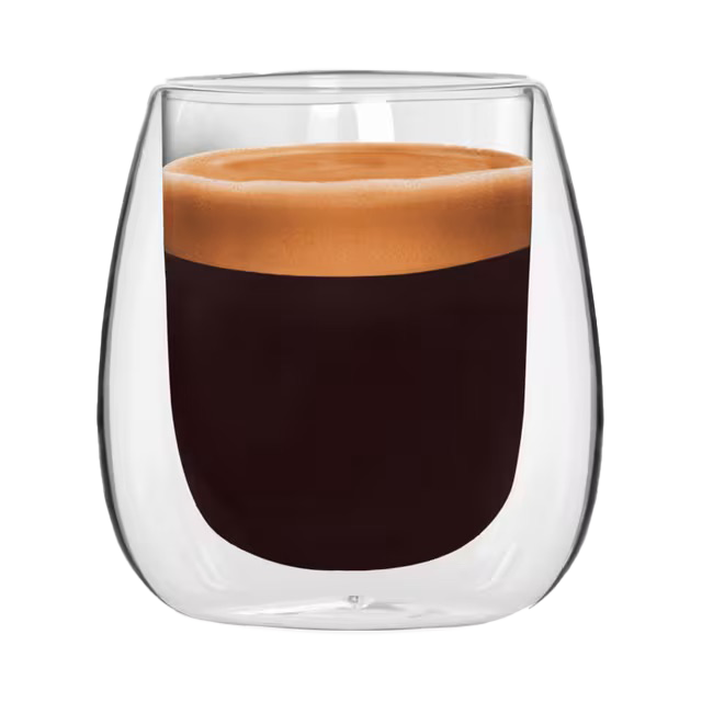 Bialetti Verona Double Wall Glasses – 80 Ml –  Set of 2