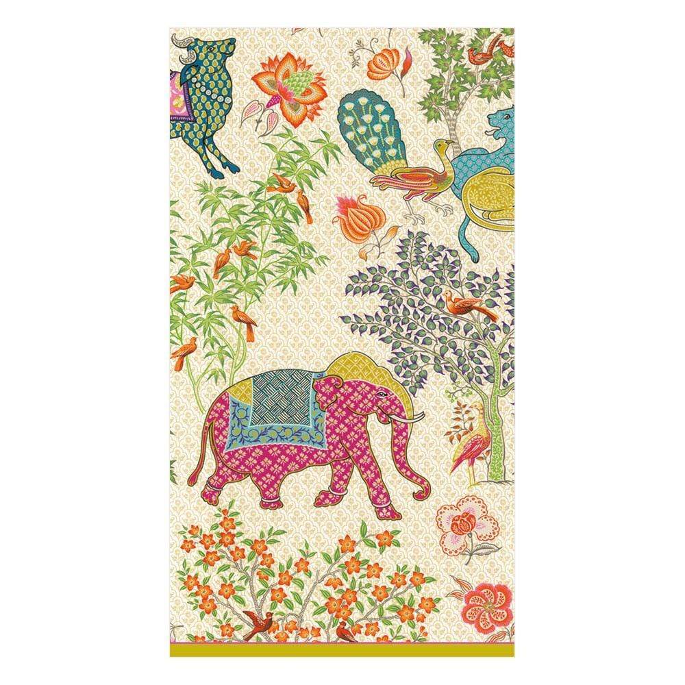 Caspari Le Jardin De Mysore Paper Guest Towel Napkins – 15 Pk