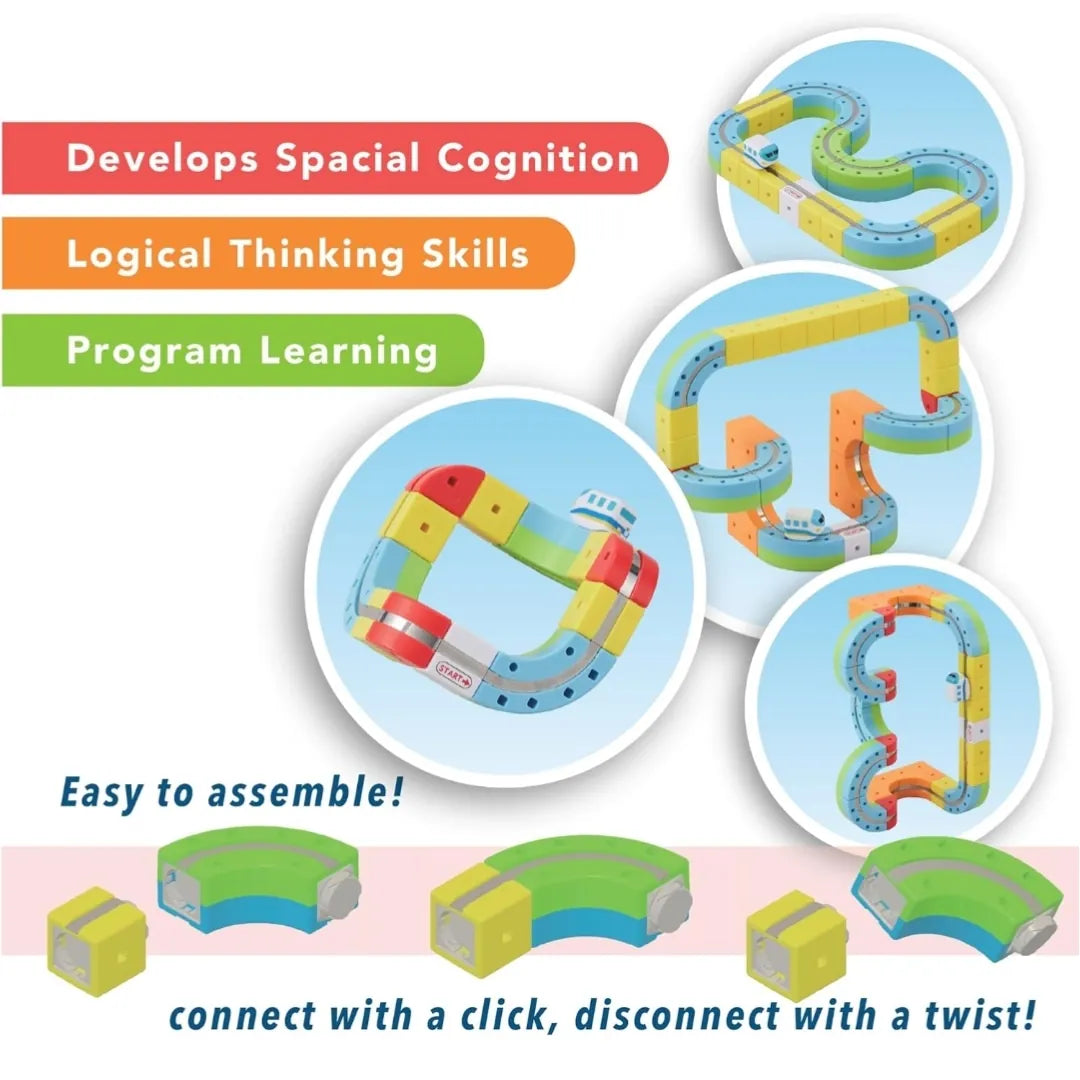 Meekins Rail Cube Magnetic Monorail Deluxe Set