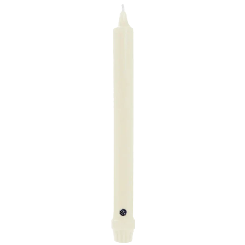 Colonial Candle Single Classic Taper – Ivory – 12 inch