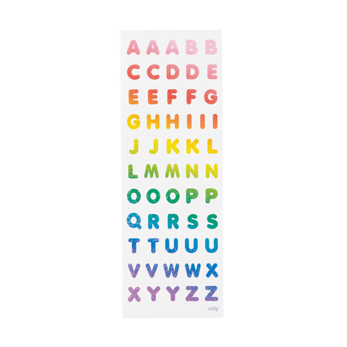 Ooly Stickiville – Rainbow Letters Stickers