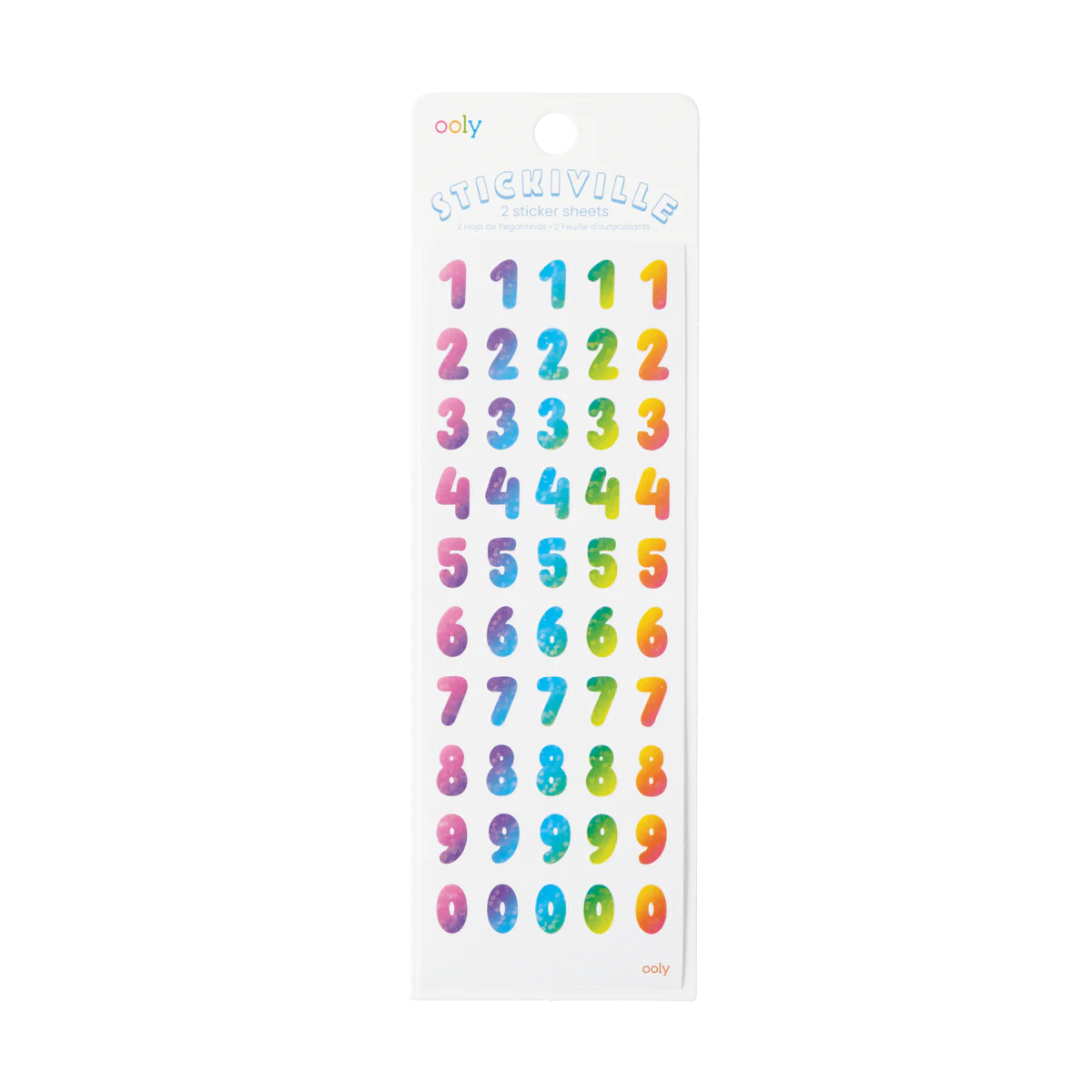 Ooly Stickiville – Rainbow Numbers Stickers