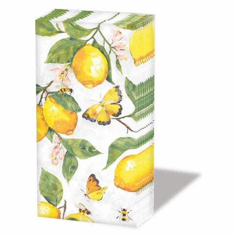 Fresh Lemons Pocket Tissue – 10 Tissues Per Pack
