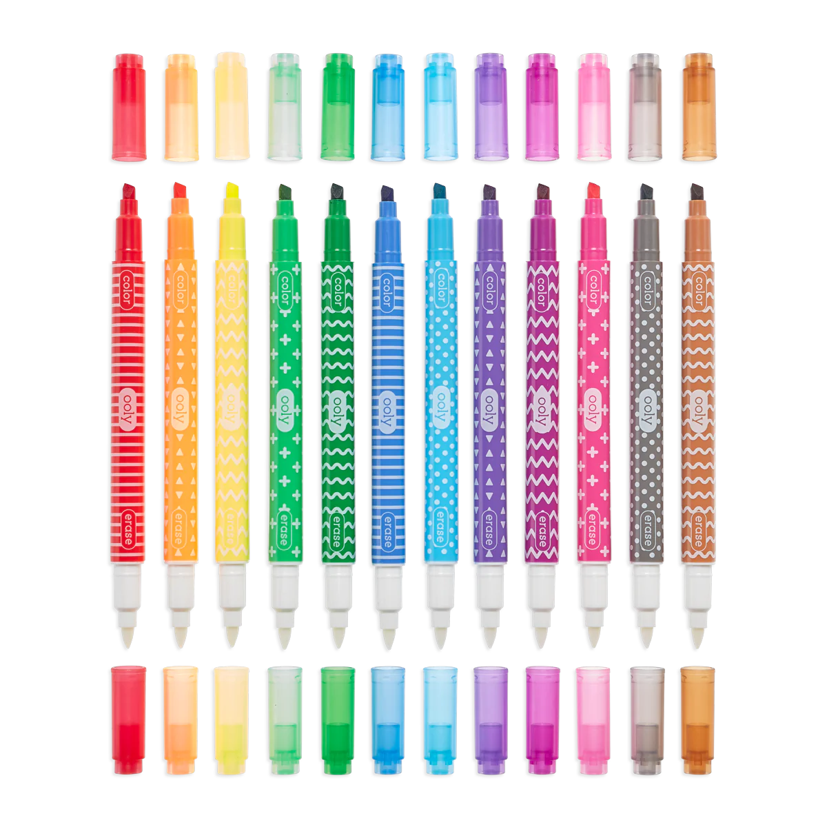 Ooly Make No Mistake! Erasable Markers - Set of 12