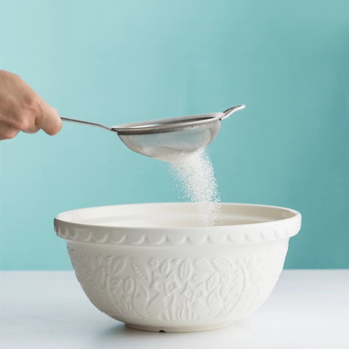 Mason Cash Ceramic Mixing Bowl – "In The Forest" – Fox Cream – 11.4" x 5.5"