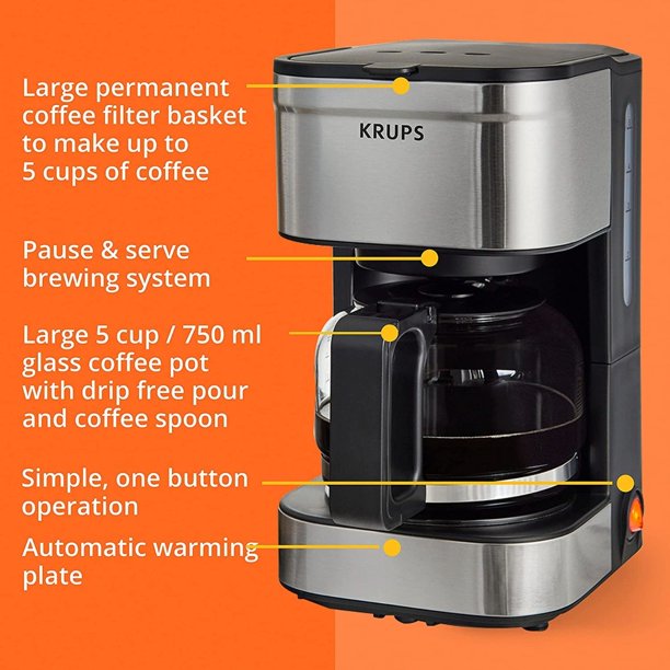 Krups Simply Brew - Cafetera Digital De Goteo, 10 Tazas, Col | Envío gratis Krups Simply Brew - Cafetera Digital De Goteo, 10 Tazas, Col | Envío gratis
