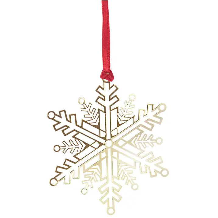 Talla  Metal Hanging Decoration – Cold Snowstar – 4.1" x 3"
