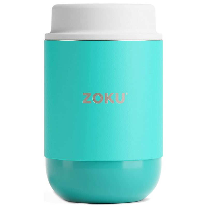 Zoku Neat Stack Wide Mouth Insulated Food Jar – Teal – 16oz