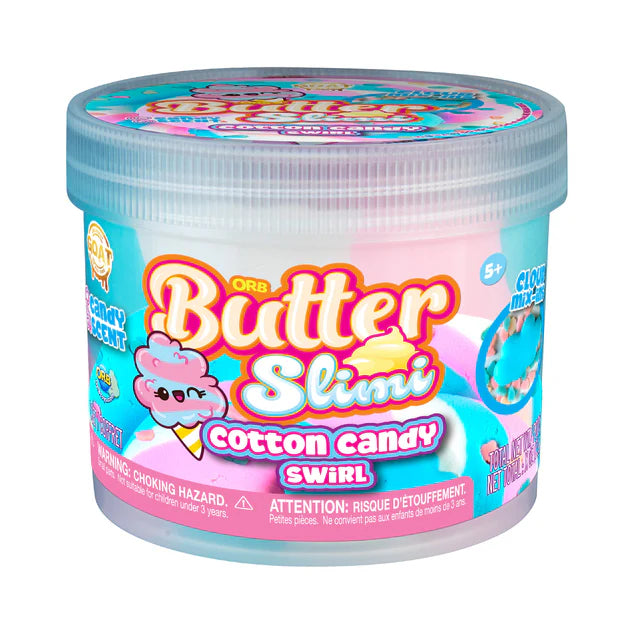 Butter Soft and Stretchy Cotton Candy Scented Slimi Swirl