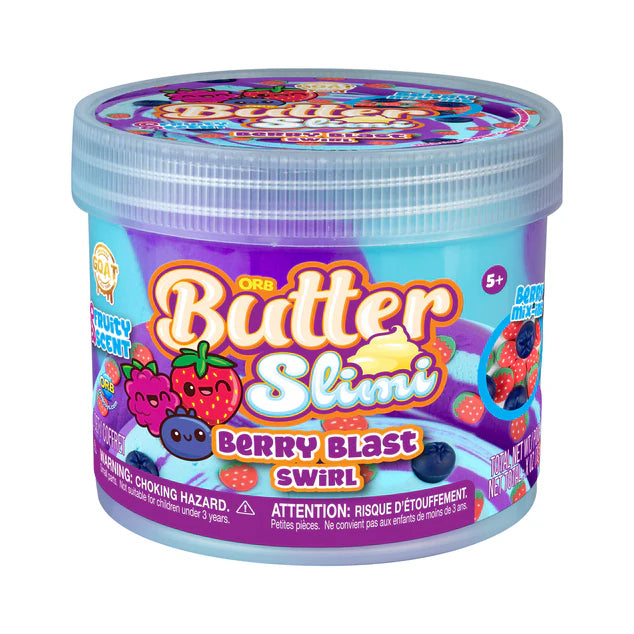 Butter Soft and Stretchy Berry Blast Scented Slimi Swirl