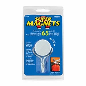 Magnetic Swivel Hook – Pull Capacity 65lb – .5" x 1.5"