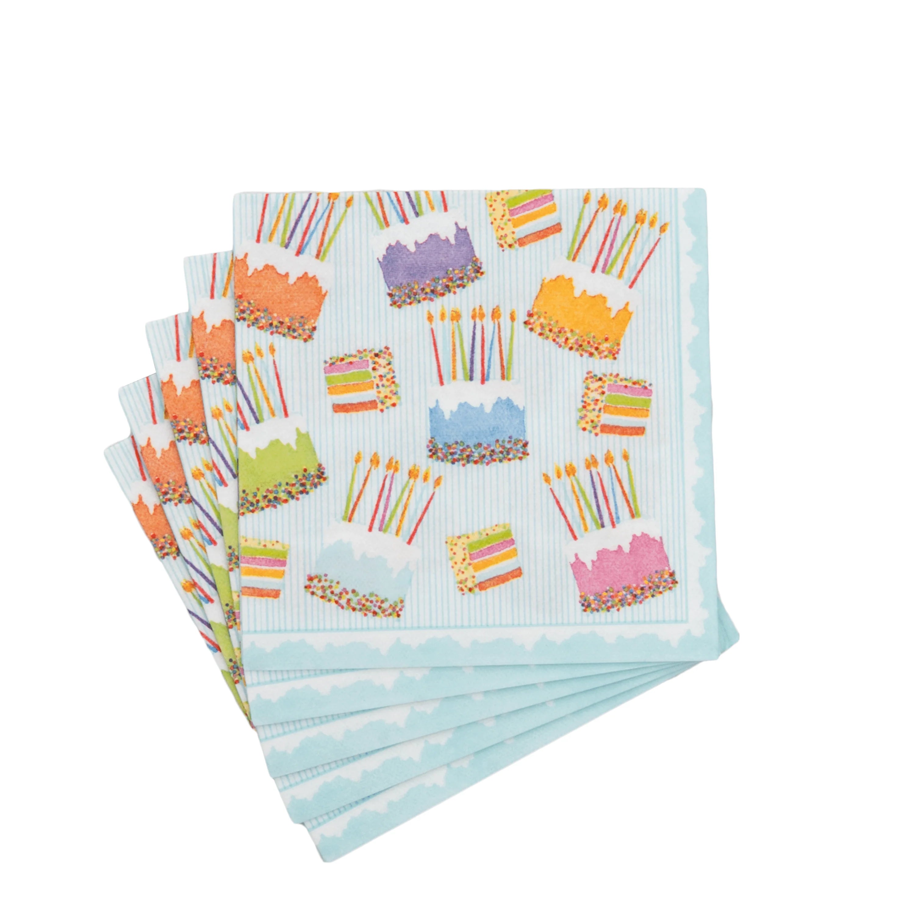 Caspari Paper Linen Cocktail Napkins - Thumbnail 2