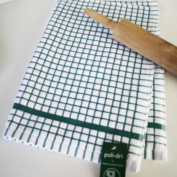 Samuel Lamont Poli Dri 100% Cotton Dish Towel – Green