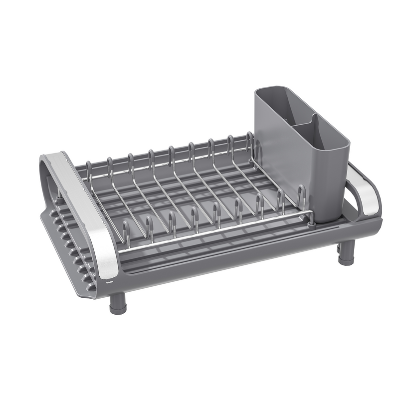 Foldable Dish Drying Rack SinkSide, Small - Dark Grey