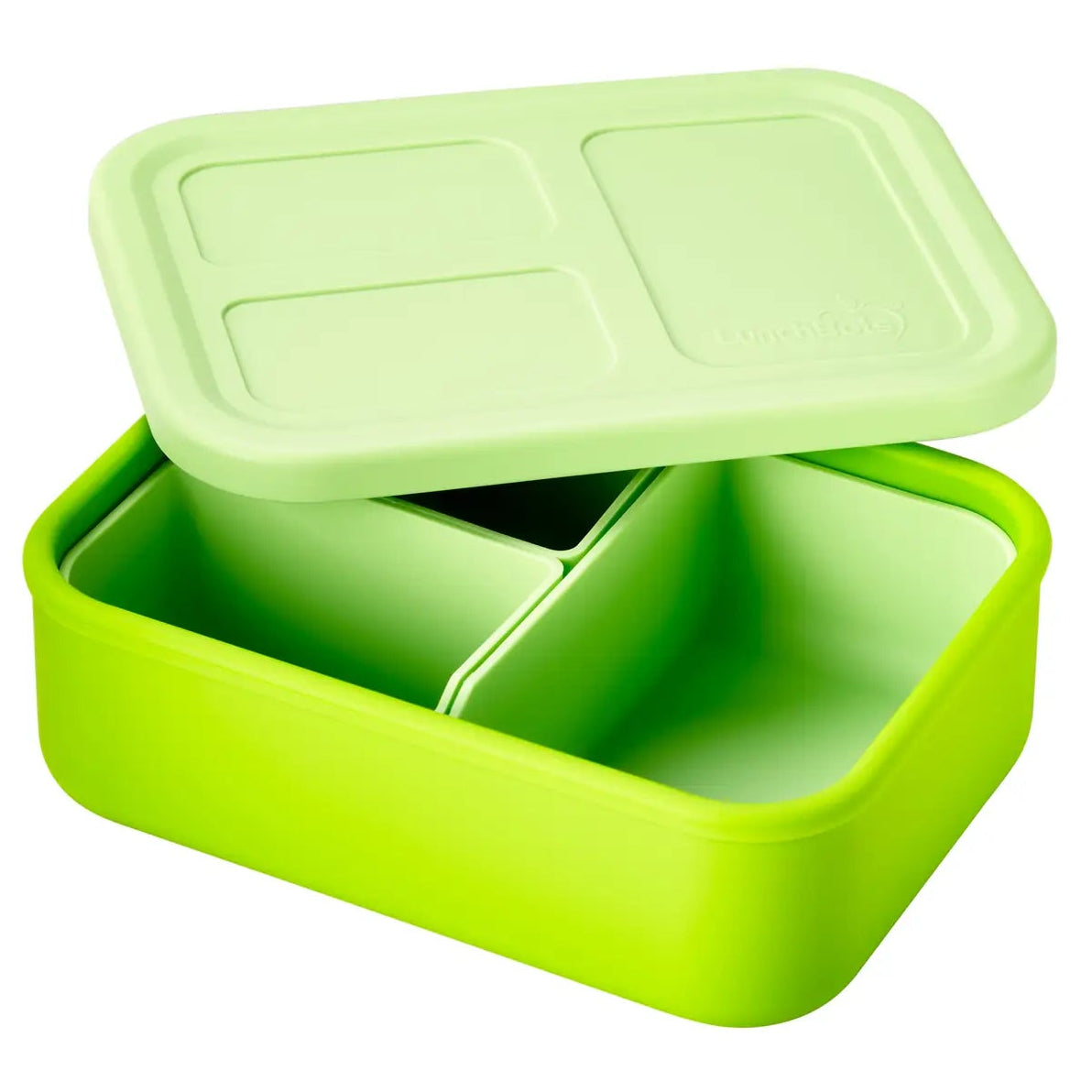 Small Food Grade Silicone Build-a-Bento – 3.6 Cups – Green