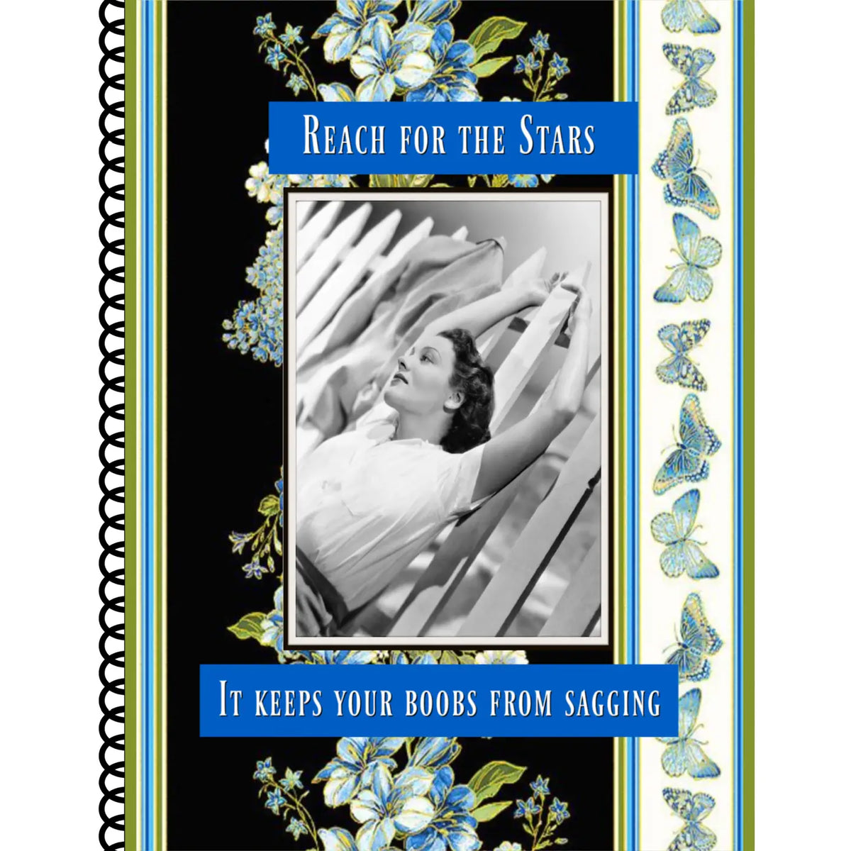 Umlaut Brooklyn Notebook – Reach For the Stars – 80 Lined Pages –  5.5" x 4.3"