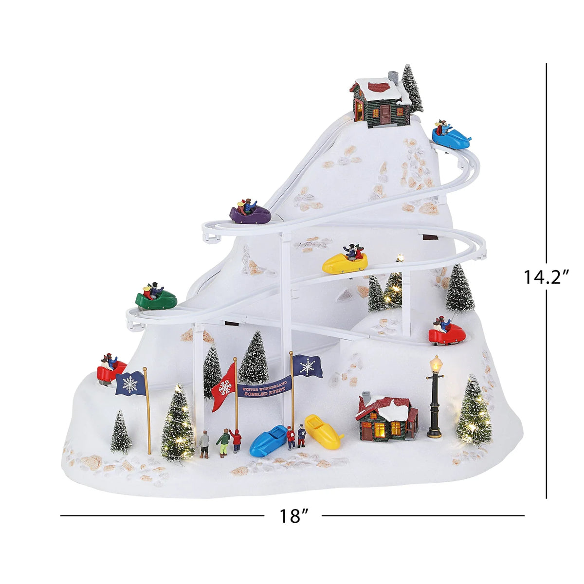 Mr. Christmas Winter Wonderland Bobsled Ride – 20"