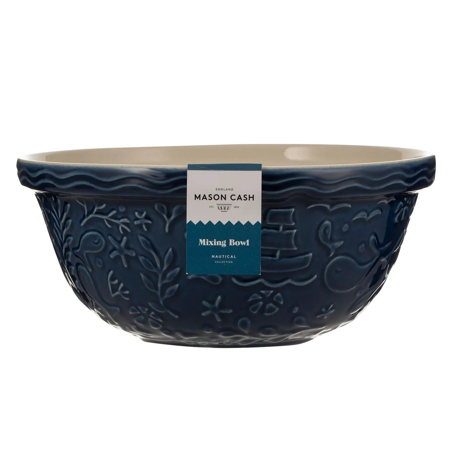 The Mason Cash Ceramic Mixing Bowl – Nautical – Blue – 11.4" x 5.5"