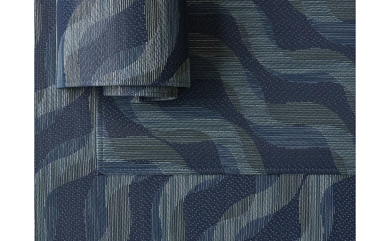 Chilewich Twist Floor Mat – Ocean – 35" x 48"
