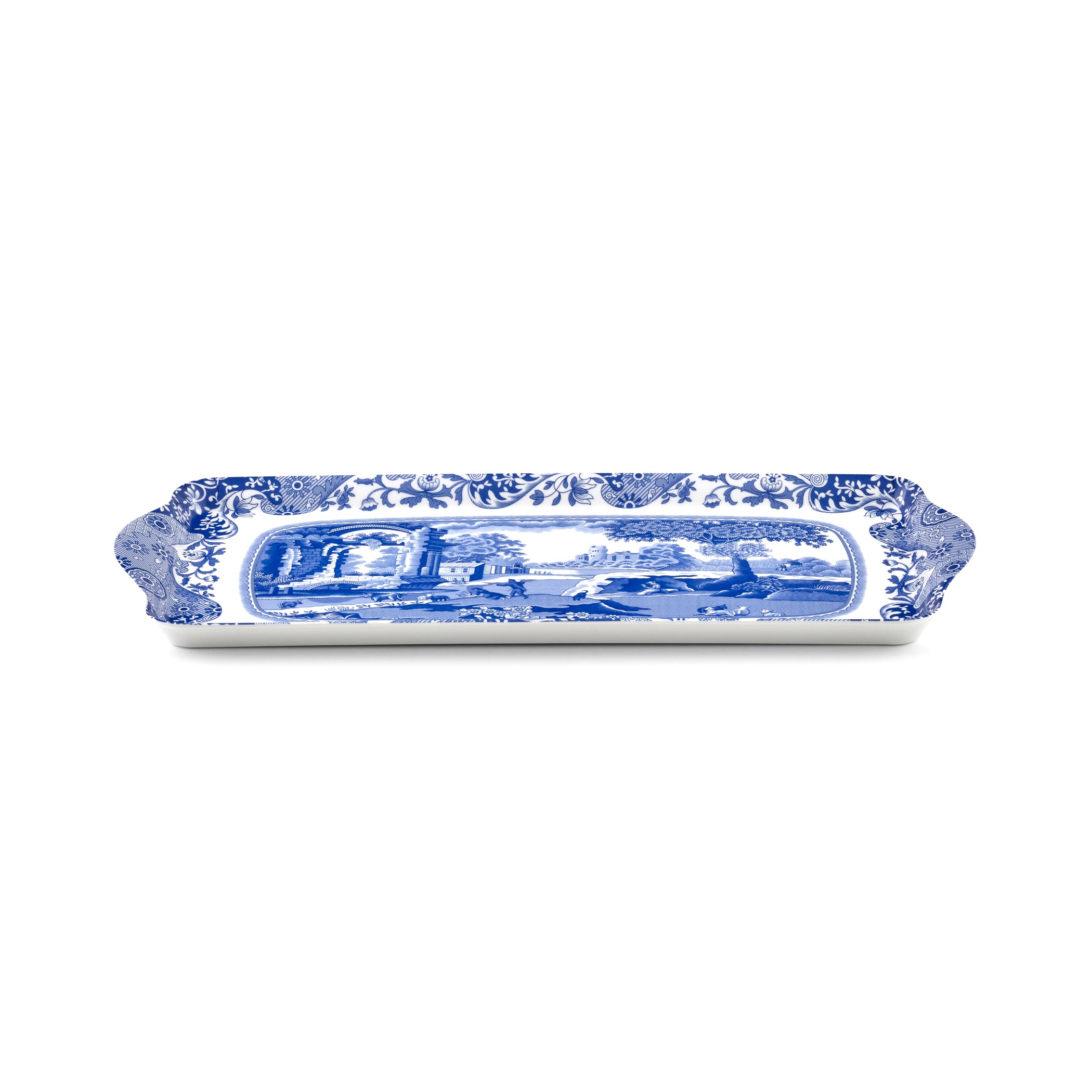 Pimpernel Spode Blue Italian Sandwich Tray – 15.25 x 6.5"