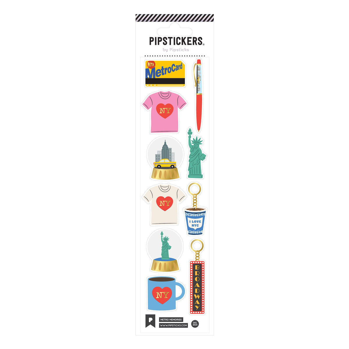 Pipstickers Stickers for Kids – New York Metro Memories