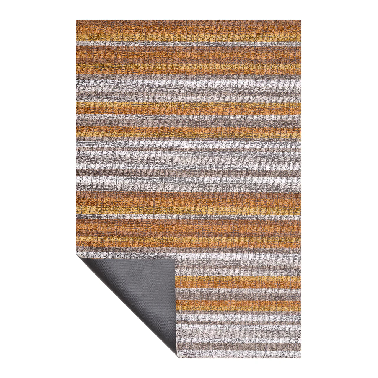 Chilewich Horizon Stripe Shag Door Mat – Desert – 18" x 28"