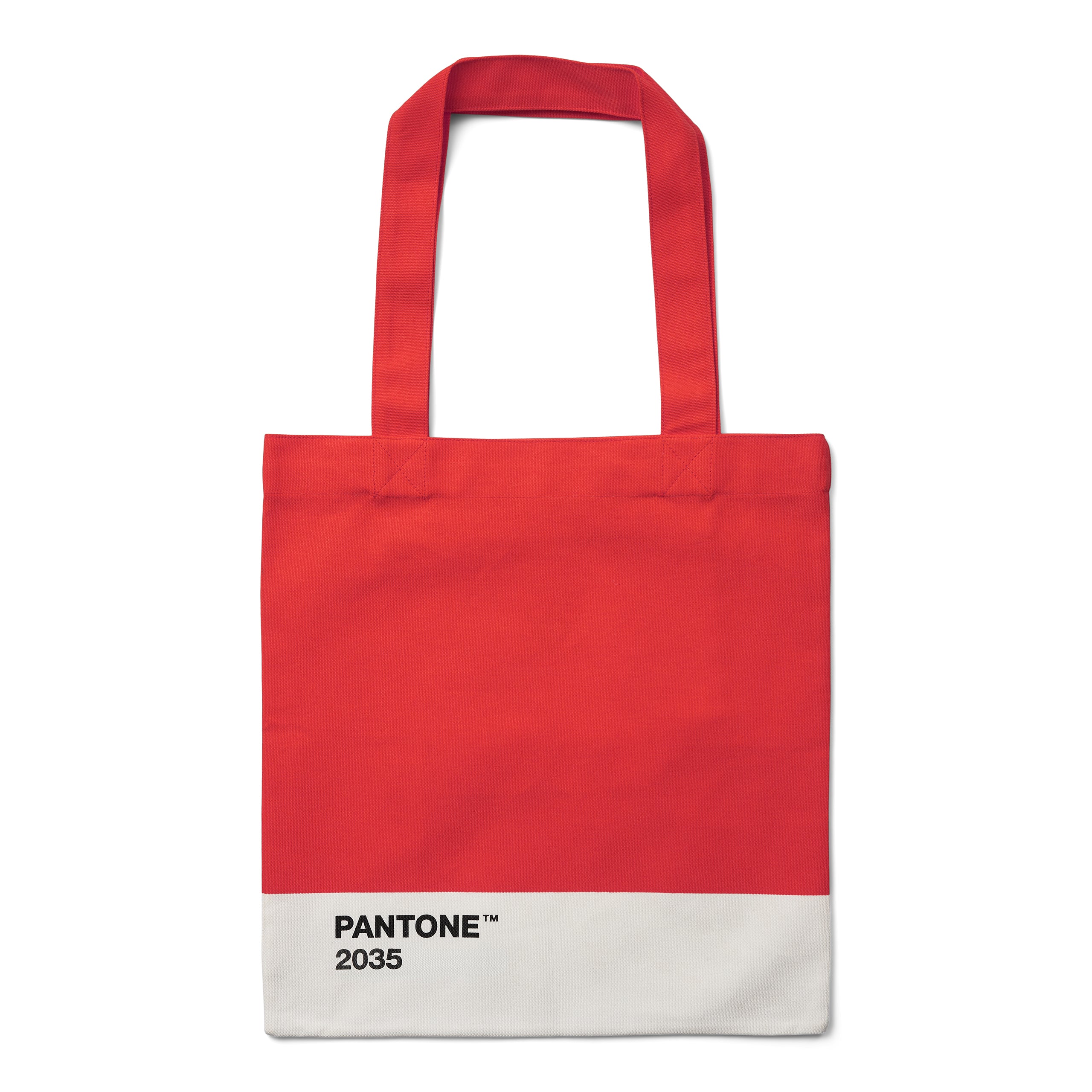 PANTONE Canvas Tote Bag – Red 2035