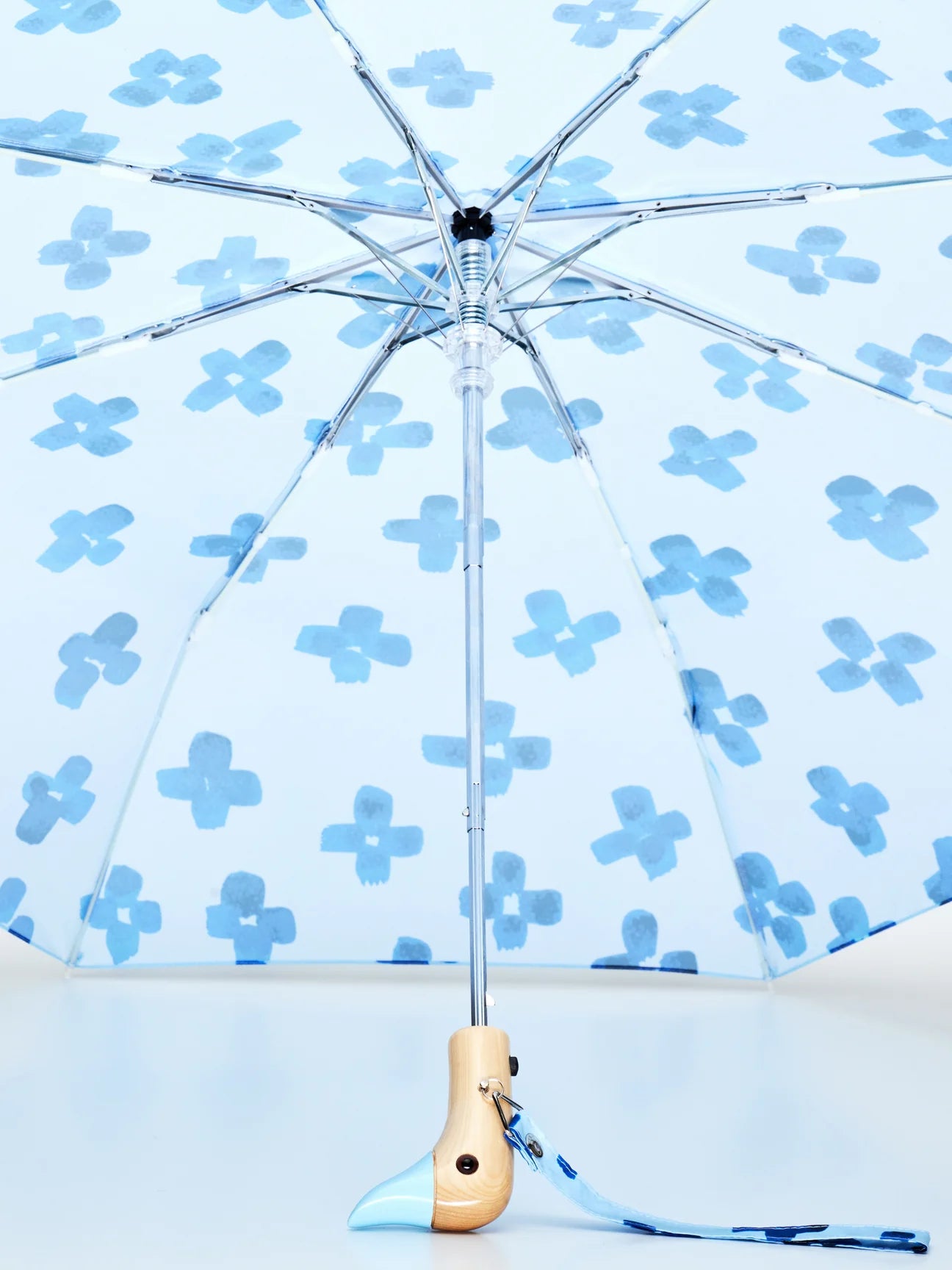 Original Duckhead Auto-Open Eco-Friendly Umbrella – Floral Rain
