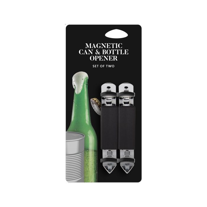 Magnetic Can and Bar Bottle Openers – Set of 2