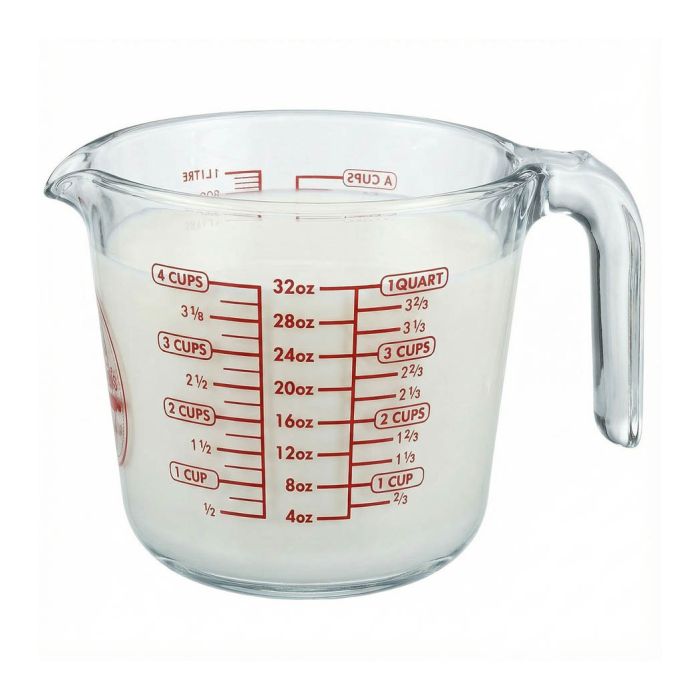 Mrs. Anderson's Baking Glass Measuring Cup – 4 Cup Capacity