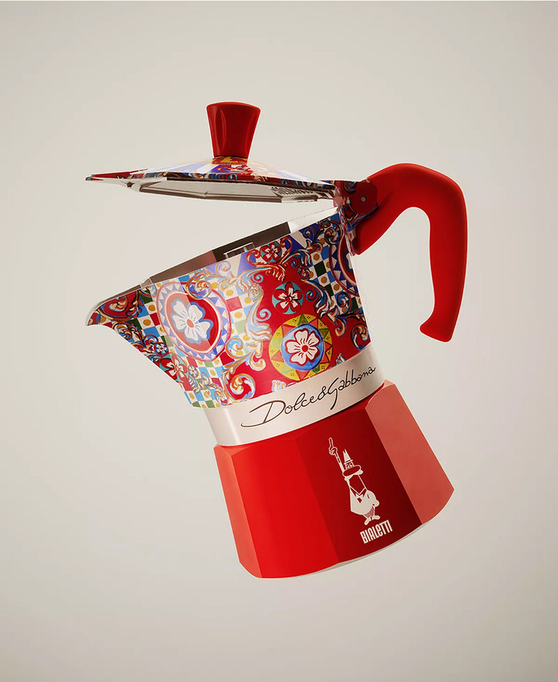 Dolce & Gabbana x Bialetti Moka Induction Coffee Maker - Red
