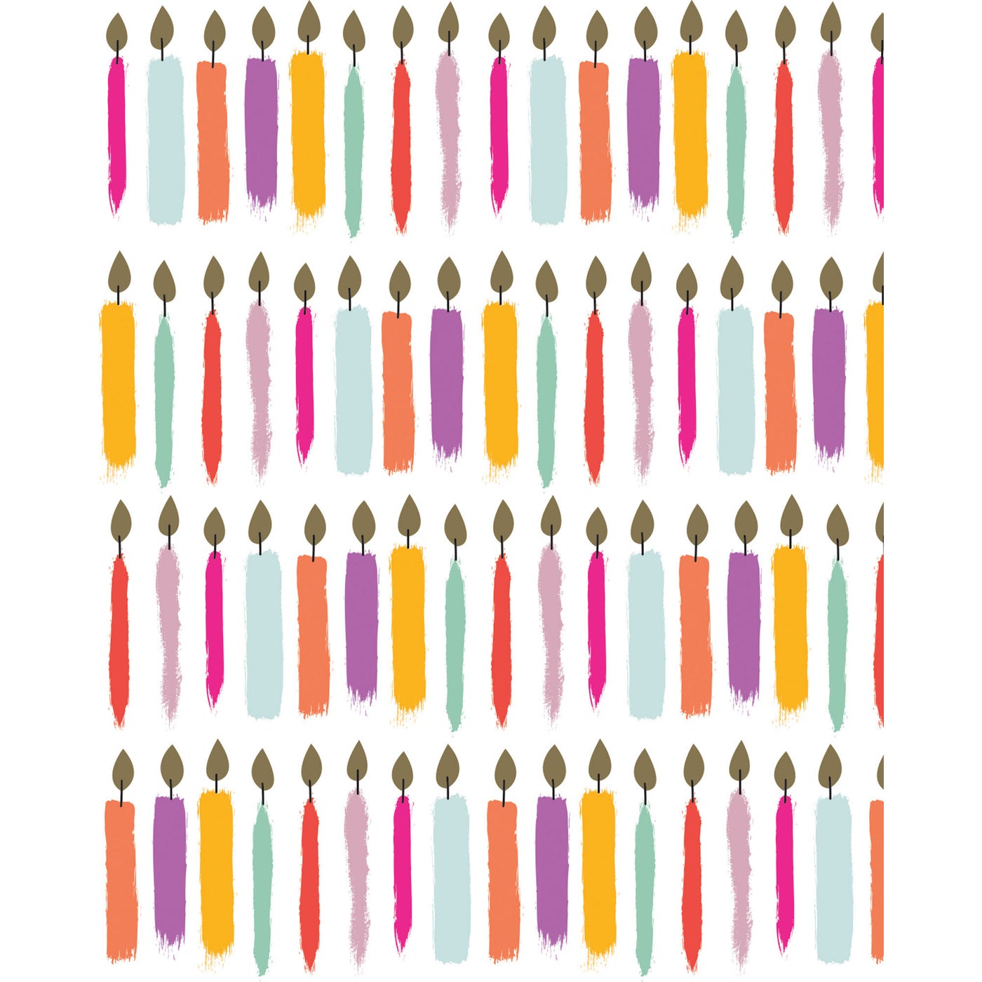 Gift Tissue Paper – 4 Sheets- 20" – Happy B-Day Candles