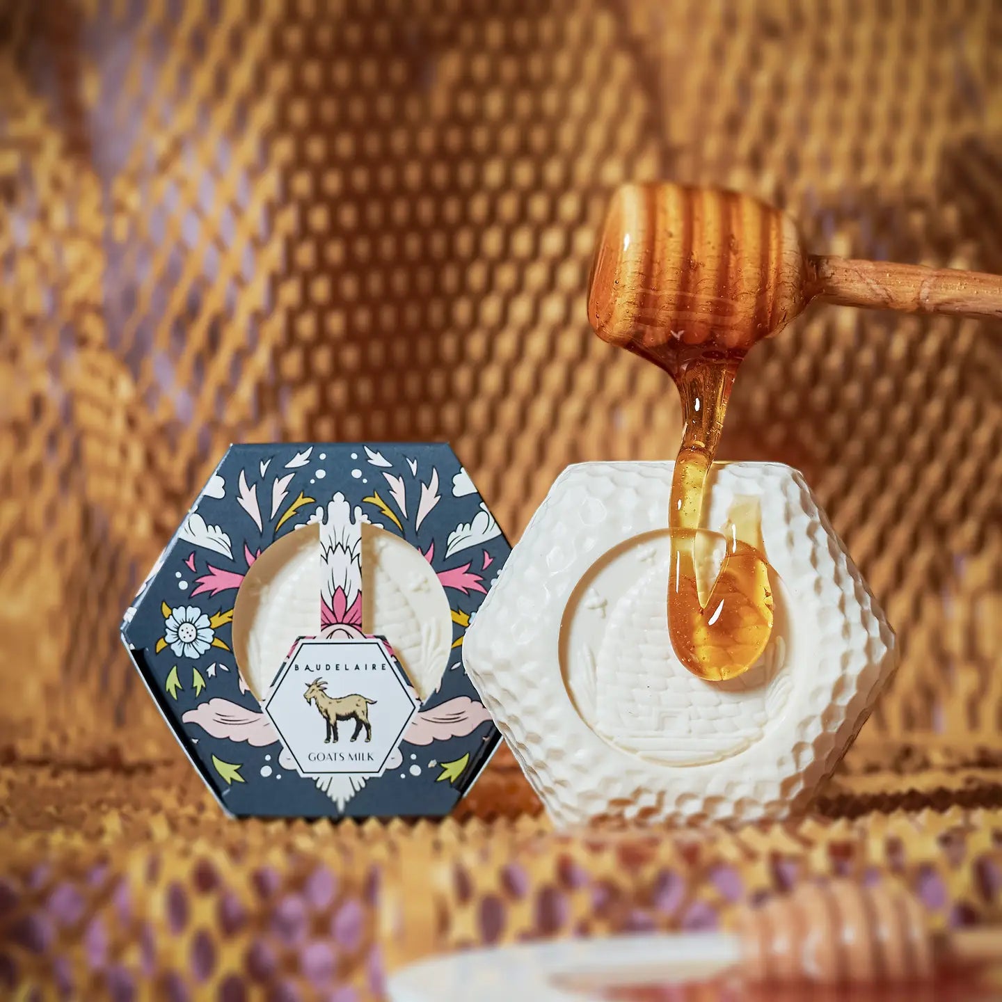 Baudelaire Goats Milk Honey Bar Soap – 3.5oz