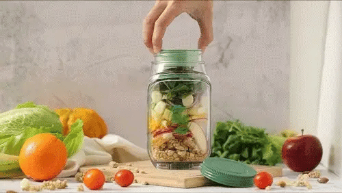 Salad Pod Mason Jar Side Open,Side Opening,Portable Salads Dressing Salad Pod Mason Jar Side Open,Side Opening,Portable Salads Dressing