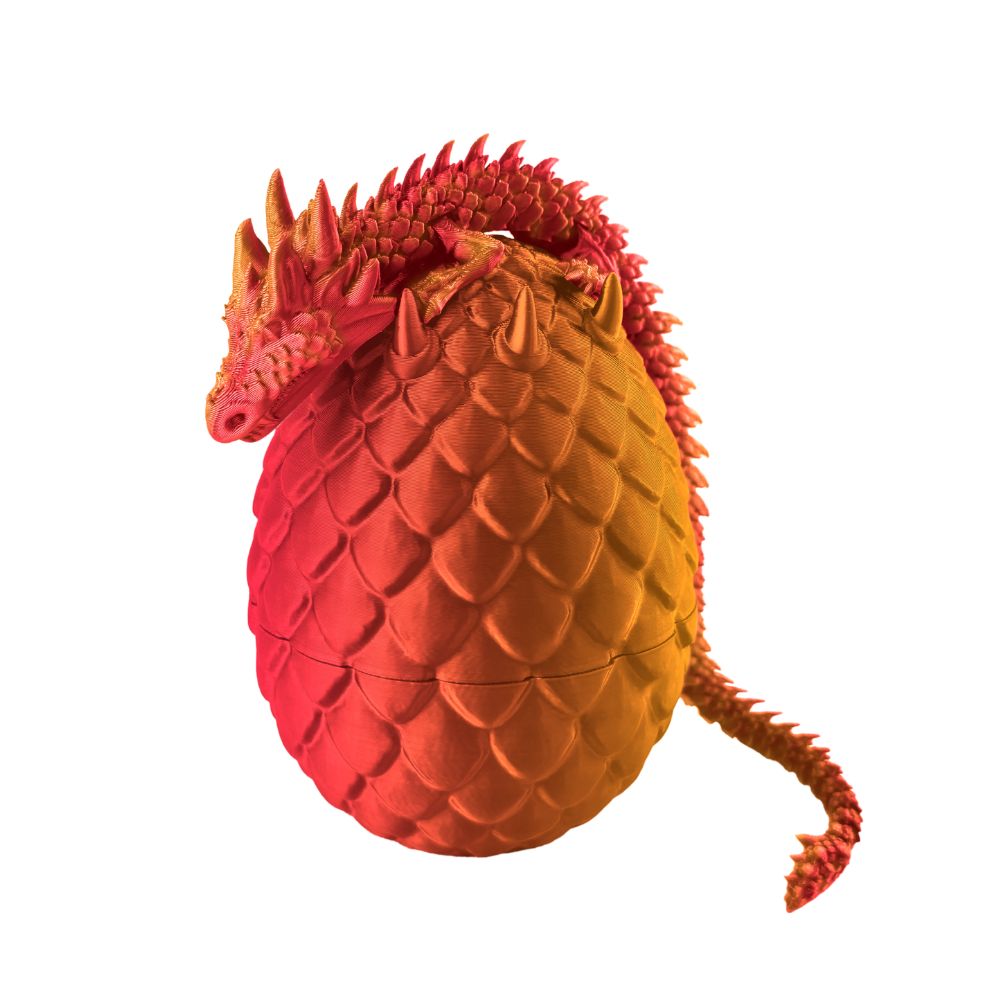 Incredible Dragon Eggz with Mystical 3D Printed Dragon Toy Inside – Assorted Colors